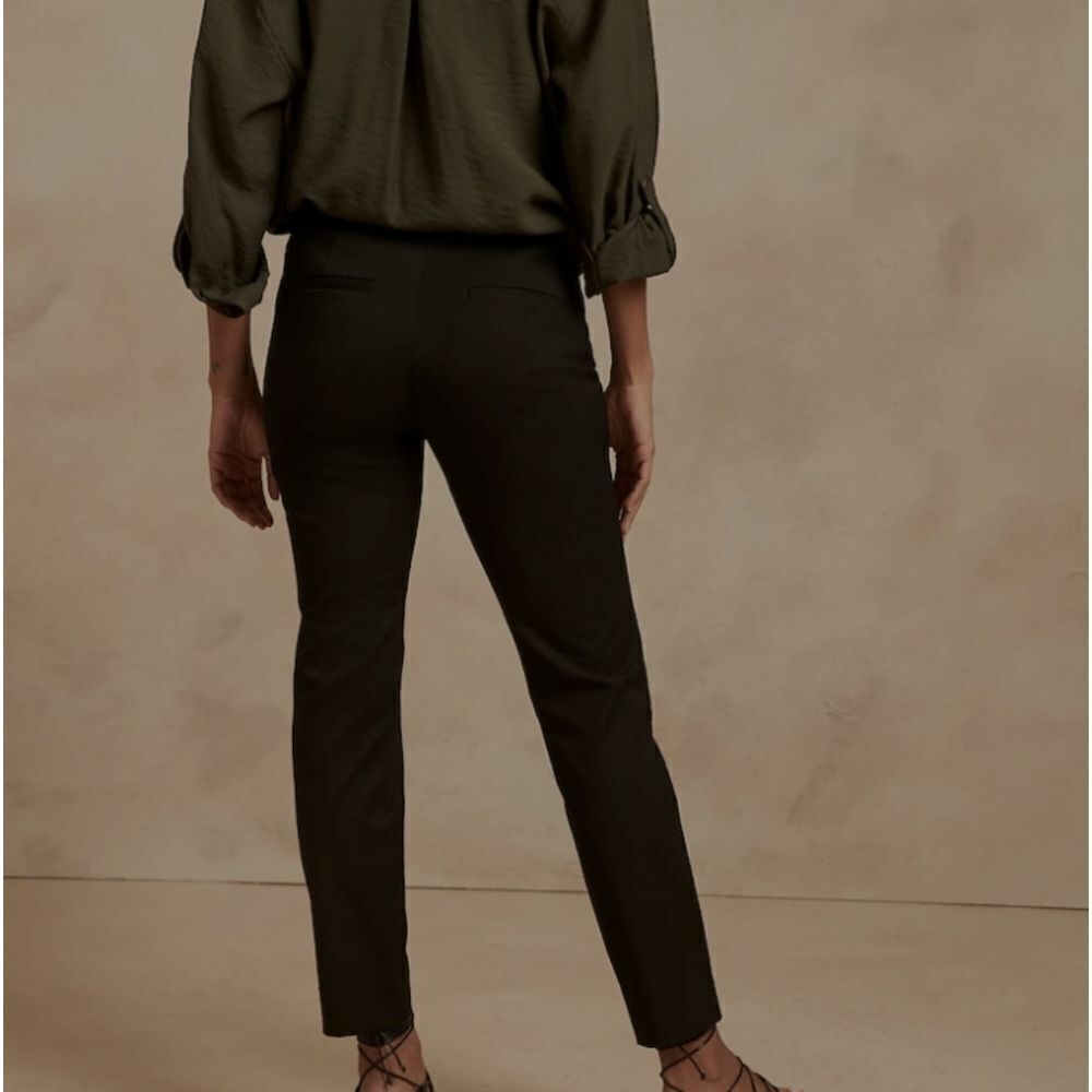BANANA REPUBLIC Factory Sloan Pant,  Black, Size 4 Petite, NWT - Picture 2 of 8